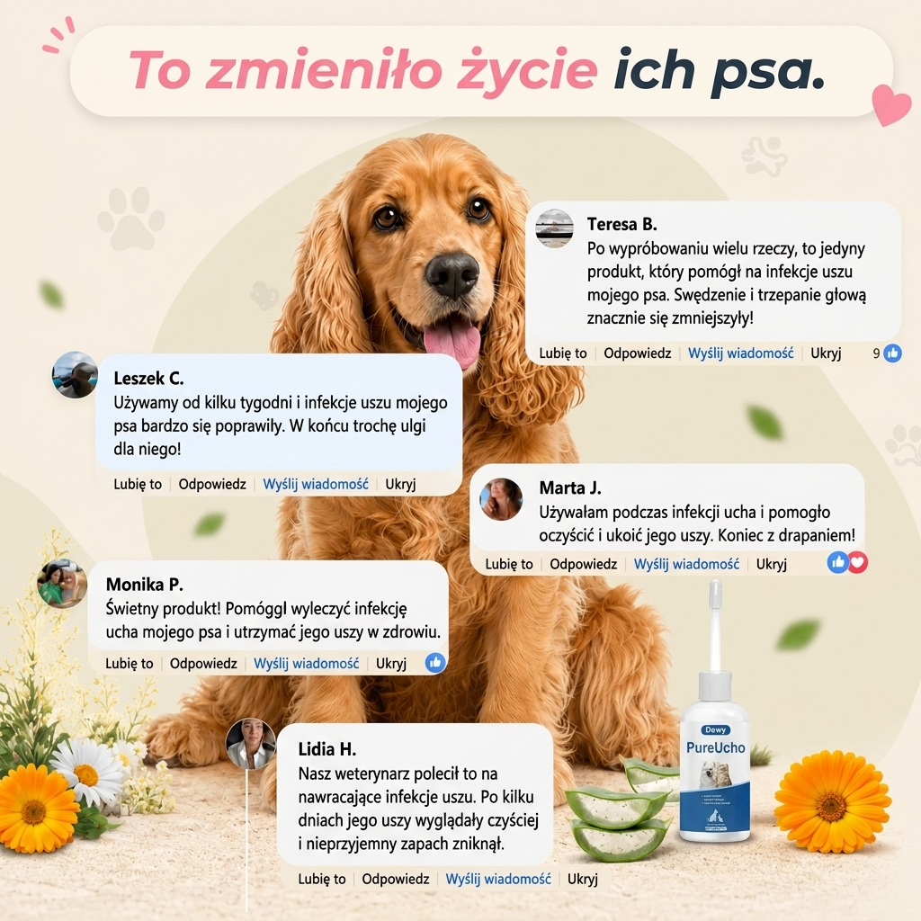 PureUcho — Krople do Uszu dla Psów